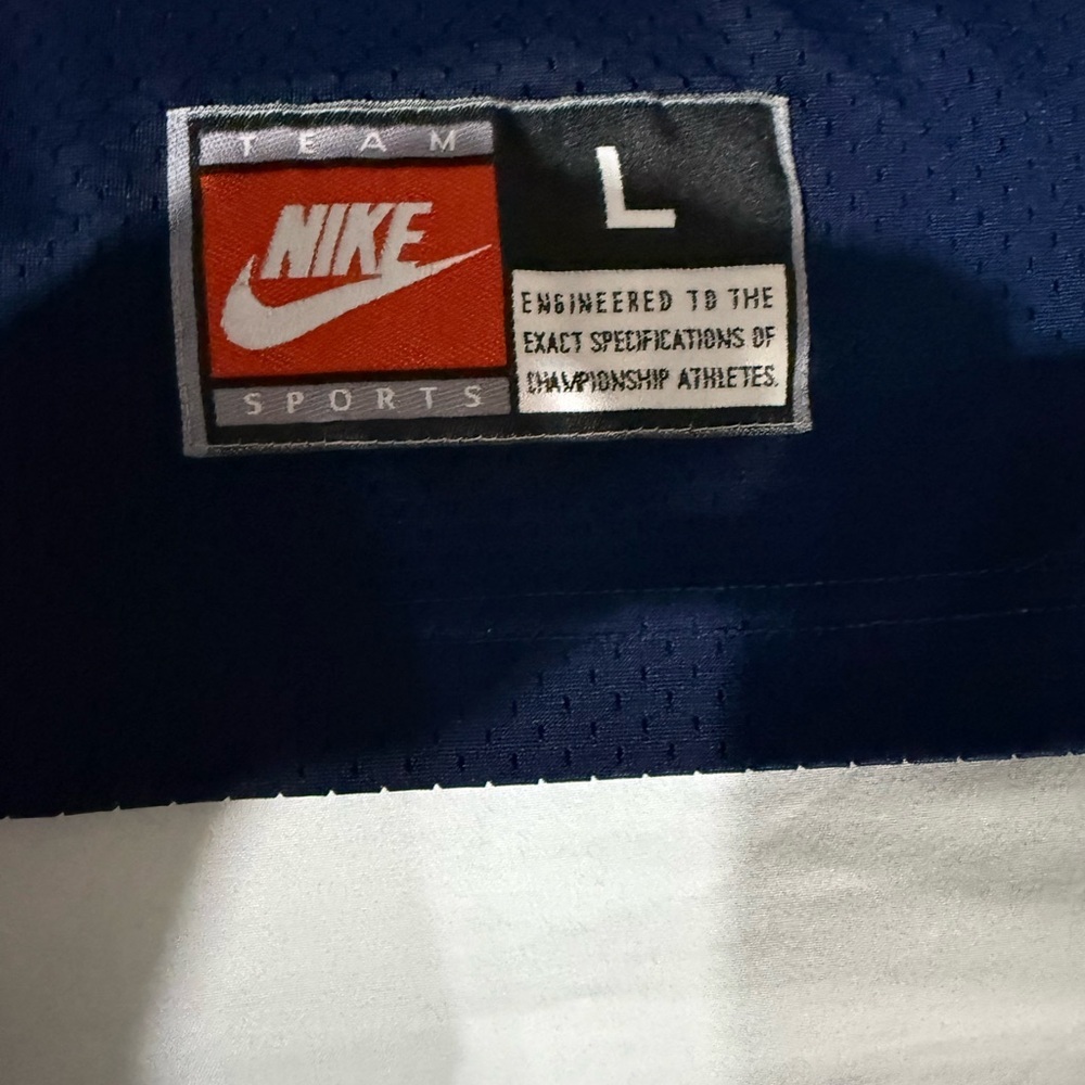 Nike Blue Football Jersey Sanders Large - Picture 2 of 8